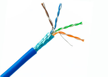 Ал кабеля ФТП Кат6 - фольга экранированный медный кабель Лан локальных сетей с вытяжным тросом 1000 Фт